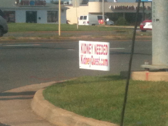 "Kidney Needed"